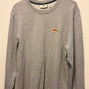 Fjällräven Men’s Gray Crewneck Sweatshirt – Size M